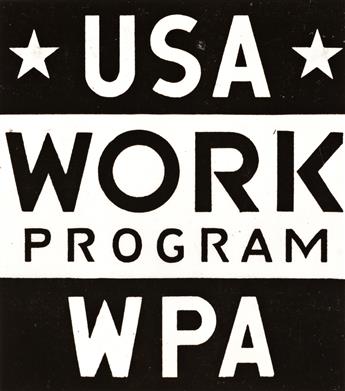 (WPA PRESS PRINTS) A selection of 12 vintage press and publicity photographs documenting the WPA, many with WPA signage, as well as FDR